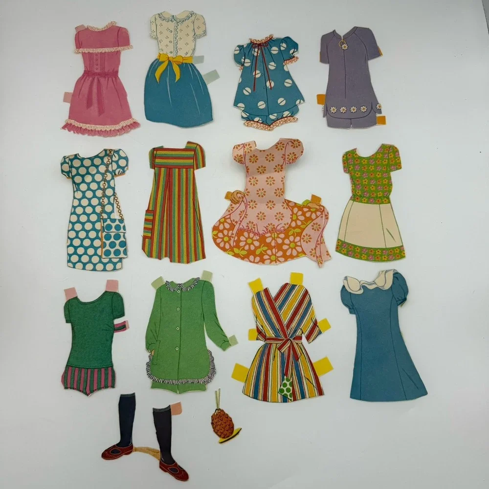 Paper Doll Book‎ Whitman Partially Cut Scrapbooking Decoupage Teen Model 1960s